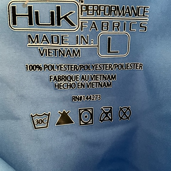 Huk Performance Longsleeve Button Down - Picture 3 of 3